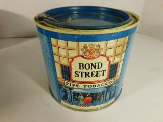 Vintage Bond Street Pipe Tobacco 7 Ounce Tin