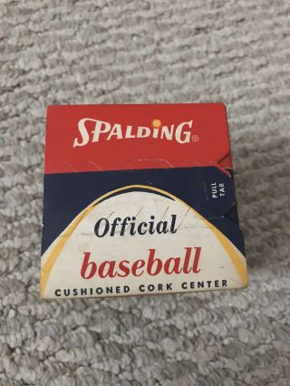 Vintage Spalding Official Pony League Baseball - New/Sealed Individual Ball 2