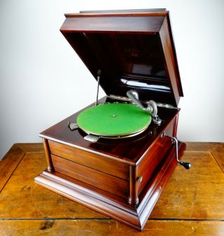 Antique Gramophone Columbia Grafonola Wind Up Record Player Turntable 78rpm