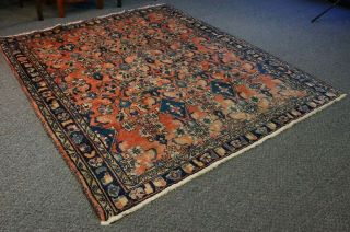 5x6 Oriental Vintage Hand Knotted Traditional Floral Wool Rustic Area Rug 3