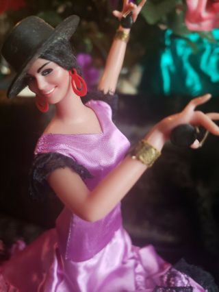 MARIN CHICLANA Spanish Flamenco Dancer Doll 8.  5 
