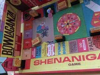 Vintage Milton Bradley Board Game SHENANIGANS GAME 4480 Made In USA 1964 3