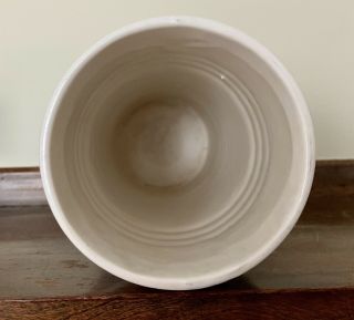 Vintage Matte White USA Franciscan (?) Pottery Vase 10” Tall 4.  25” Wide 2