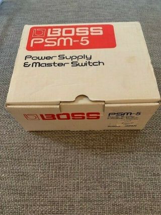 Box For Vintage Boss Psm - 5 Power Supply Master Switch Pedal 