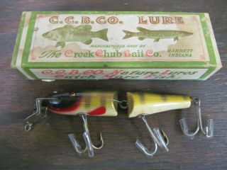 Vintage Creek Chub Jointed Snook Pikie Perch Scale 5501 W/box