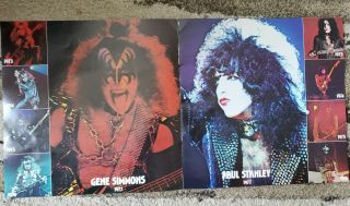 KISS VINTAGE ALIVE II L.  P/RECORD ALBUM INSERT BOOKLET ' THE EVOLUTION OF KISS ' 2