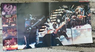 KISS VINTAGE ALIVE II L.  P/RECORD ALBUM INSERT BOOKLET ' THE EVOLUTION OF KISS ' 3