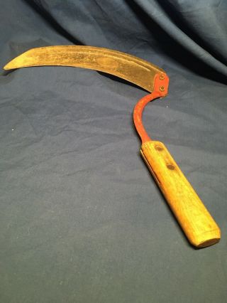 Vintage True Temper Kelly Perfect No.  4 Sickle For Cutting Weeds Or Collecting