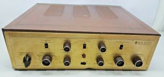 H.  H.  Scott Stereomaster Type 222 - B Stereo Amplifier Mullard Tube El84