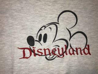 Vintage Disneyland Mickey Mouse T - Shirt Size Large Rare Exclusive