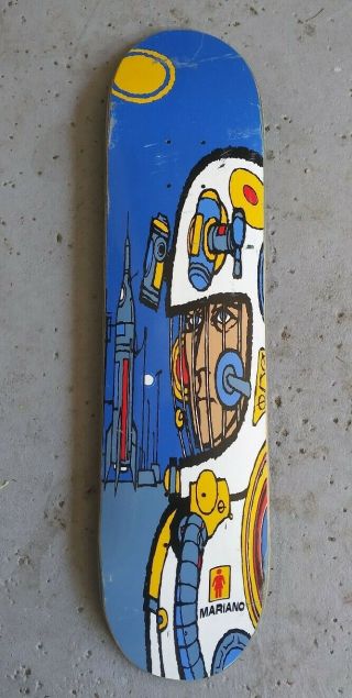Rare Vintage Girl Guy Mariano Nos Skateboard Art By Lance Mountain Blind