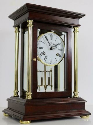 Crystal Regulator Mantel Clock By Howard Miller Very Smart Looking Chiming Clock