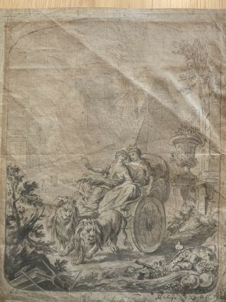 Old Master Drawing - Antique Artwork Signed (18th Century?)