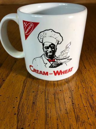 Vintage Black Americana Coffee Mug Cream Of Wheat Nabisco 1988