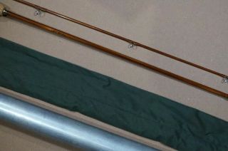 Vintage ORVIS BATTENKILL Spinning Rod 7’ 2 pc.  Bamboo Fishing Rod EXC. 2
