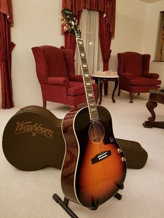 2016 Epiphone Limited Edition Ej - 160e Vs Acoustic Electric Guitar Indonesia