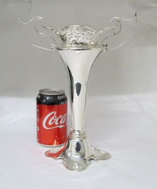 Stunning Art Nouveau Solid Sterling Silver Flower Vase