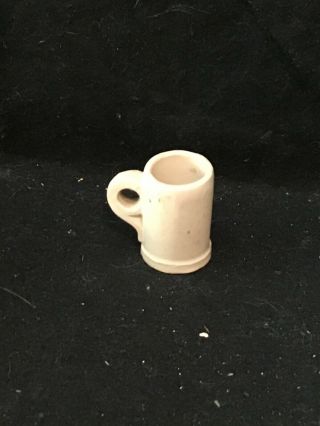 ANTIQUE DOLLHOUSE MINIATURE GERMAN pottery mug tankard GONE BUT NOT FORGOTTEN 2