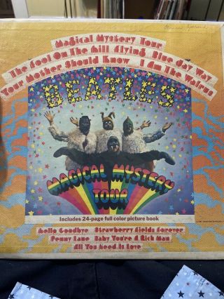 Vintage Rare The Beatles " Magical Mystery Tour " Smal 2835 Lp Vinyl Records