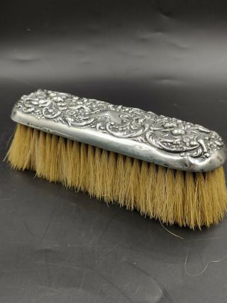 Vintage Sterling Silver Vanity Dresser Clothes Brush Antique Nouveau,  Victorian