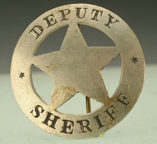 Antique Obsolete Deputy Sheriff Badge Police Texas Rangers