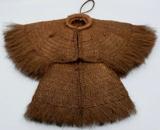 Chinese Coconut Fiber baby or monkey Raincoat finely Woven unique & unusual 3