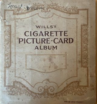 “wonders Of The Past” - W.  D.  & H.  O.  Wills Vintage 1950s Cigarette Card Album