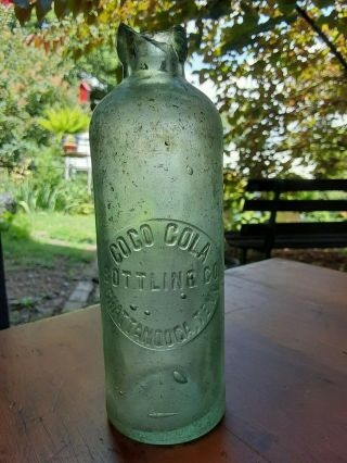 Coco Cola Hutchinson Bottle Chattanooga Tennessee Old Vintage Antique Coca Cola