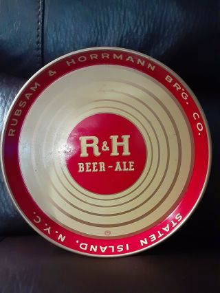 Vintage R & H Rubsam & Horrmann Brewing Co.  Beer Tray