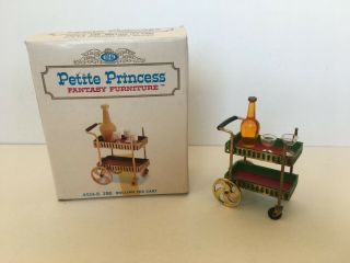 Ideal Petite Princess Fantasy Dollhouse Furniture Rolling Tea Cart
