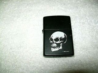 Zippo Lighter Aadc 1990,  Skull