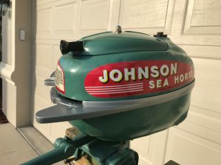 Vintage Antique Restored 5 Hp 1948 Johnson Outboard Td20