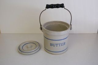 Red Wing Butter Crock Certainly The Peterson Co.  Butter Jar Cond