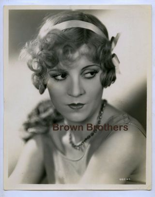 Vintage 1920s Hollywood Actress Olive Borden Flapper Photo - Brown Bros