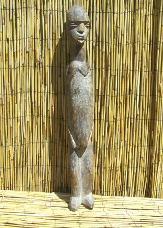 African Lobi Female Shrine Figure 28 " Tall From Burkina Faso