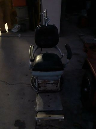 Early 20th Century Weber Antique Vintage Dentist,  Barber Chair/tattoo Chair