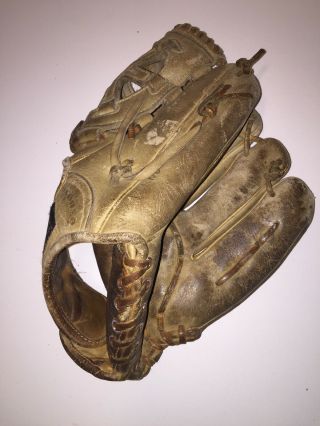 Vintage Ted Williams Sears Roebuck Rh Leather Baseball Glove 1636