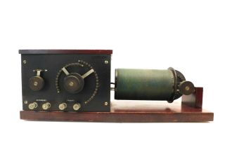 Vintage 20s Antique Menomiee Long Wave Radio Receiver Rare Navy Type Old Version