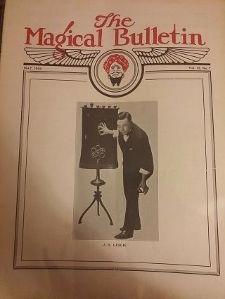 Vintage Thayer The Magic Bulletin 1920 