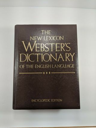 Vintage - The Lexicon Webster 