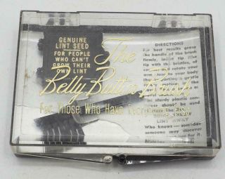 The Belly Button Brush For Navel Lint Vintage Gag Gift Novelty Joke Box 1960 