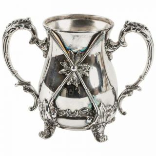 Antique Silver Plated Shenecossett Golf Club Trophy,  Meriden S.  P.  Co. ,  1900