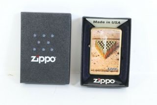 Zippo Lighter Brass And Bullets Design