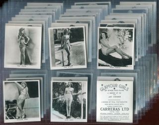 Tobacco Card Set,  Carreras,  Glamour Girls Of Stage & Screen Large,  Photo,  Pinup,  1939