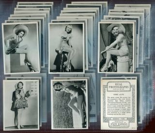 Tobacco Card Set,  Ardath,  Real Photographs,  Series 2 Gp2,  Film Stars,  Actress,  1939
