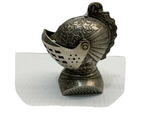 Vintage Table Top Knight’s Helmet Or Knight Head Cigarette Lighter Made In Japan