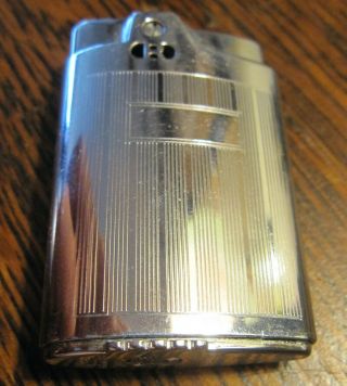 Vintage Ronson Lighter - Capri Model - Chrome - Art Deco Look