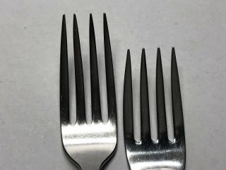 Vtg Oneida Community Stainless Flatware Paul Revere - Dinner Fork & Salad Fork 3