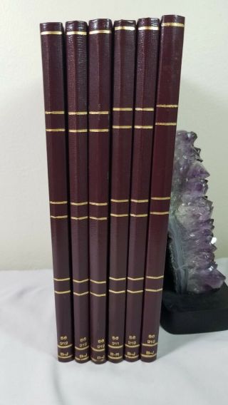 Usable Vintage National 56 - 211 Record Book,  150 Pages,  Texhide Series