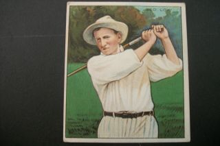 Cigarette Tobacco Card Mecca Champion Golfers T218 1910 George Low